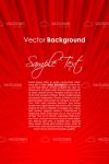 Abstract Background with Red Curtain Pattern and Sample Text